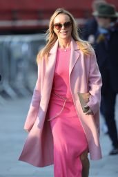 Amanda Holden in Pink in London  01/09/2024