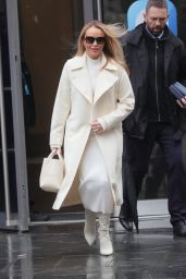 Amanda Holden in White in London 01/02/2024
