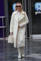 Amanda Holden in White in London 01/02/2024