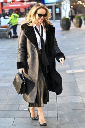 Amanda Holden Leaving Global Studios Heart Breakfast Show in London 01/16/2024
