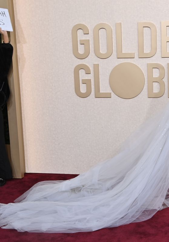 Aminah Nieves at Golden Globe Awards 2024 • CelebMafia