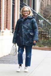 Amy Sedaris Out in Manhattan’s West Village Neighborhood 01/13/2024