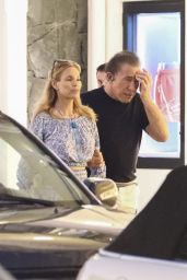 Andrea Hissom and Steve Wynn on Shopping Spree in Saint Barthélemy 01/02/2024