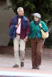 Annie Lennox With Husband Mitchell Besser in LA 01/01/2024