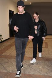 Ashley Benson With Her Husband Brandon Davis in West Hollywood 01/04/2024