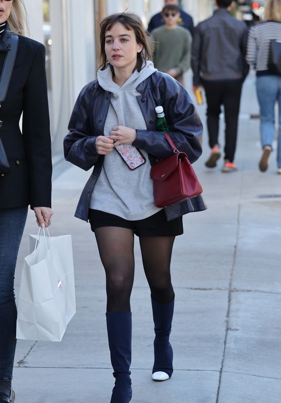 Beatrice Granno in Knee High Boots in Beverly Hills 01/12/2024