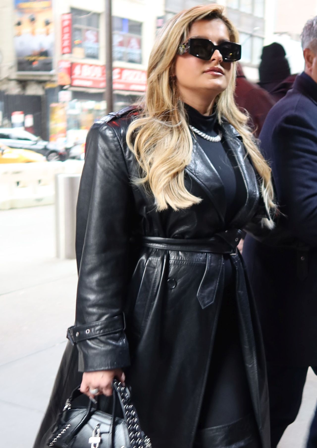 Bebe Rexha Arriving to Madison Square Garden in New York 01/15/2024 ...