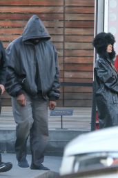 Bianca Censored and Kanye West at Maxfield Store in West Hollywood 01/11/2024