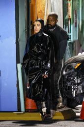 Bianca Censori and Kanye West in Los Angeles 01/19/2024