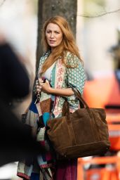 Blake Lively Filming "It Ends With Us" in New Jersey 01/10/2024