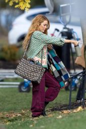 Blake Lively Filming "It Ends With Us" in New Jersey 01/10/2024