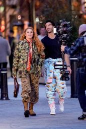 Blake Lively - "It Ends With Us" FIming Set in New Jersey 01/12/2024