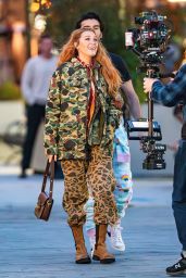 Blake Lively - "It Ends With Us" FIming Set in New Jersey 01/12/2024