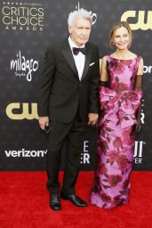 Calista Flockhart and Harrison Ford at Critics Choice Awards 2024
