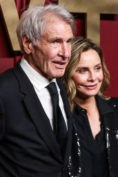 Calista Flockhart and Harrison Ford at The Walt Disney Company Emmy Awards Party in Los Angeles 01/15/2024