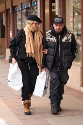 Cameron Diaz and Benji Madden - Out in Aspen 01/05/2024