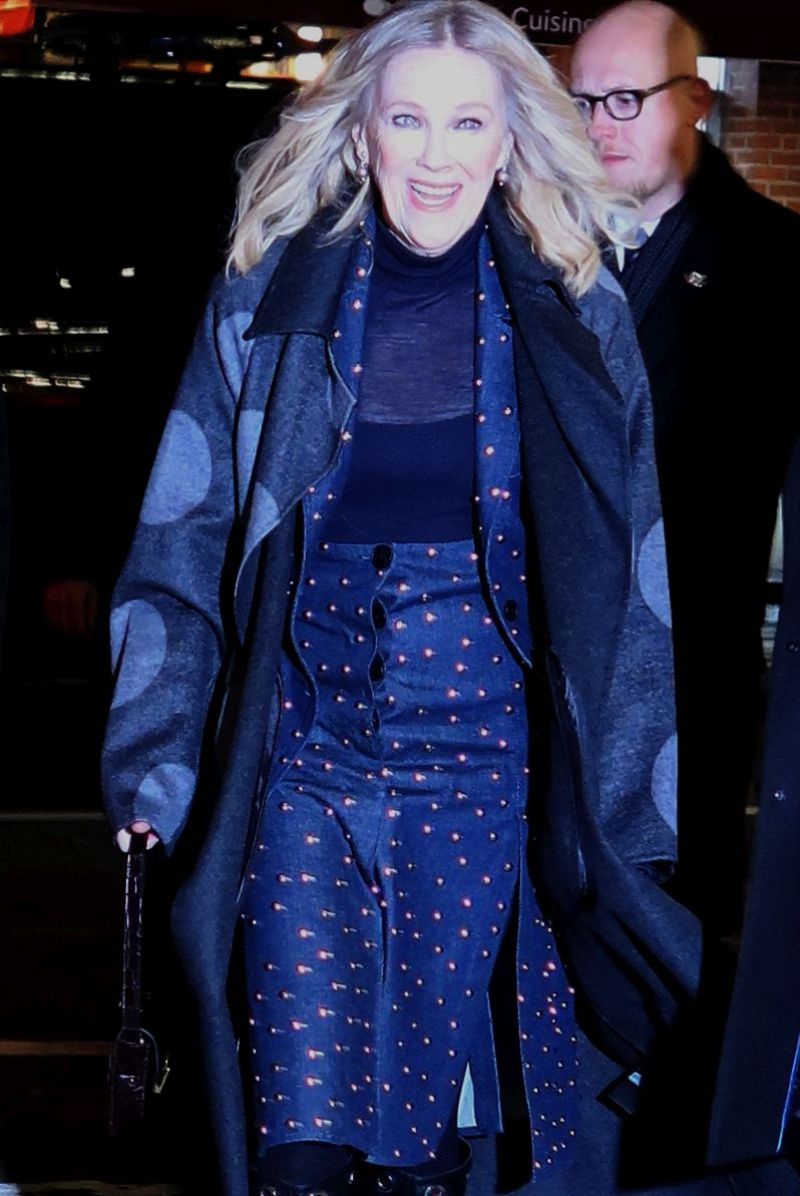 Catherine O'Hara Arrives at Screening for "Argylle" in New York 01/29