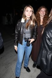 Caylee Cowan Leaving "The Black Keys" After-party at Bar Marmont in Los Angeles 01/13/2024
