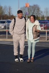 Charlotte Crosby and Jake Ankers Arrive Home From Their Christmas Getaway in Newcastle 01/18/2024