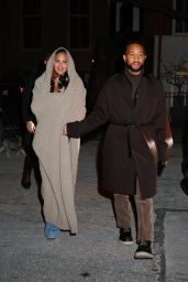 Chrissy Teigen and John Legend Out in NYC 01/22/2024