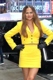 Chrissy Teigen at GMA Show in Times Square 01/24/2024