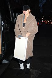 Chrissy Teigen Heads to the Airport in New York 01/25/2024