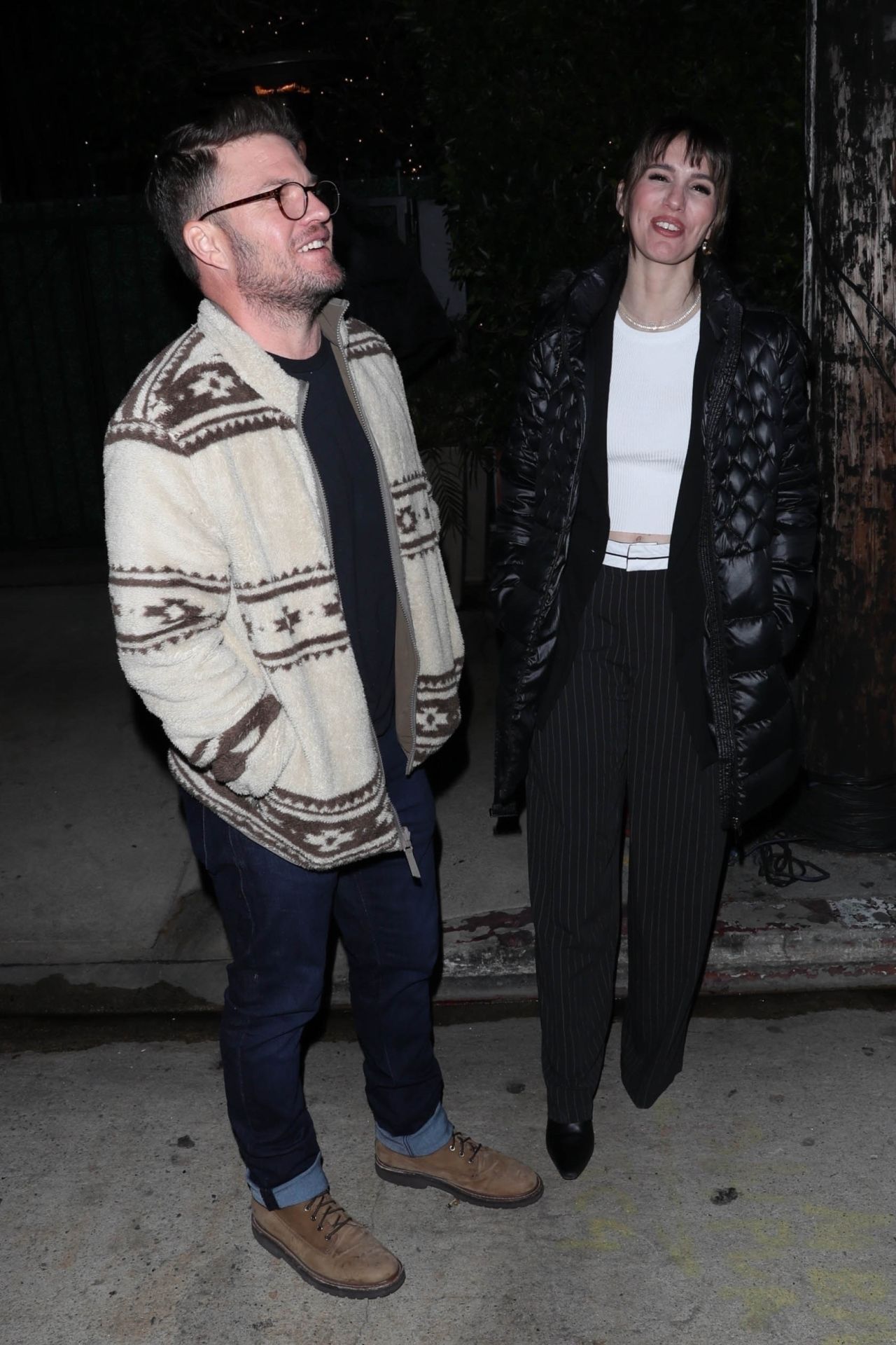 Christy Carlson Romano With Her Husband Brendan Rooney at Giorgio Baldi