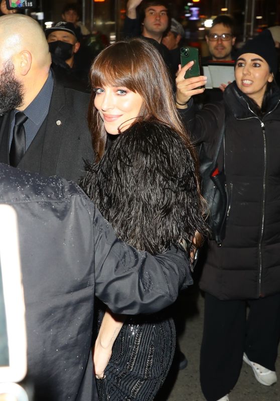 Dakota Johnson at the SNL Afterparty at Zuma in New York 01/27/2024