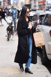 Demi Moore Arriving at her New York City Hotel 01/29/2024