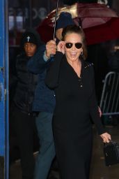 Diane Lane Exits the GMA Studios in New York 01/25/2024