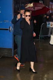 Diane Lane Exits the GMA Studios in New York 01/25/2024