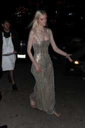 Elizabeth Debicki Exits the Golden Globes Afterparty at Chateau Marmont in Los Angeles 01/07/2024