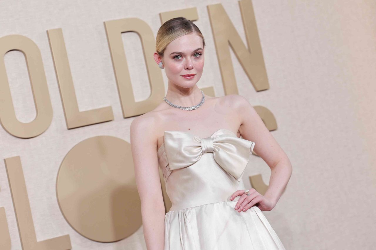 Elle Fanning – Golden Globe Awards 2024 • CelebMafia