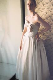 Elle Fanning - Golden Globes Dress Photo Shoot January 2024