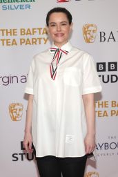 Emily Hampshire at BAFTA Tea Party in Beverly Hills 01/13/2024