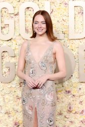 Emma Stone at Golden Globe Awards 2024