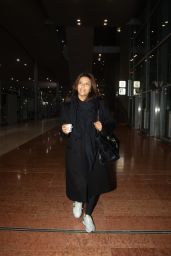Eva Longoria at Charles de Gaulle Airport in Paris 01/17/2024