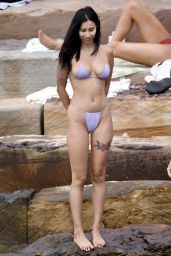 Evelyn Ellis in a Bikini at a Sydney Swimming Hole 01/02/2024