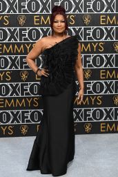 Garcelle Beauvais at Primetime Emmy Awards Red Carpet 2024
