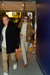 Gigi Hadid Leaving the Loulou Restaurant in Paris 01/27/2024