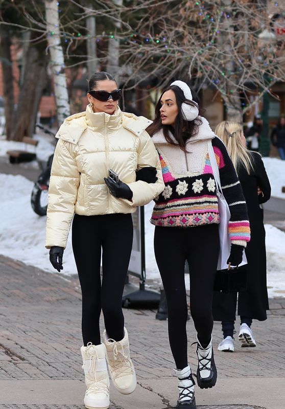 Gizele Oliveira and Bruna Lirio Out in Aspen 12/30/2023