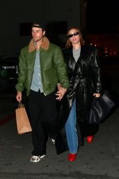 Hailey Rhode Bieber and Justin Bieber at Funke in Beverly Hills 01/26/2024