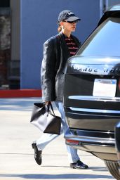 Hailey Rhode Bieber and Justin Bieber in Beverly Hills 01/14/2024