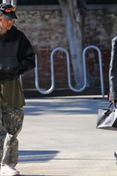 Hailey Rhode Bieber and Justin Bieber in Beverly Hills 01/14/2024