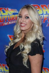 Hayley Palmer at 1000th of "Back To The Future The Musical" Gala Night in London 01/25/2024