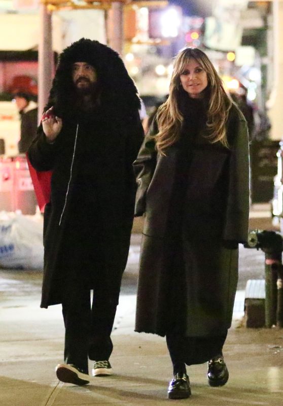 Heidi Klum and Tom Kaulitz in Manhattan’s SoHo Neighborhood 01/18/2024