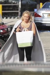 Hilary Duff Grocery Shopping at Jayde