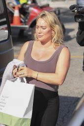 Hilary Duff Grocery Shopping at Jayde