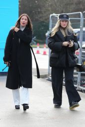 Isabel Johansen and Izabel Kovacic Arriving at The Etihad Stadium Manchester 01/07/2024