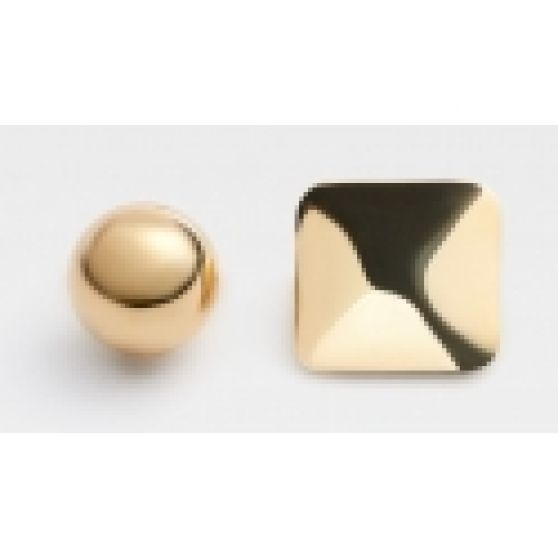 Jacquemus Les Rond Carre Square-Round Earrings